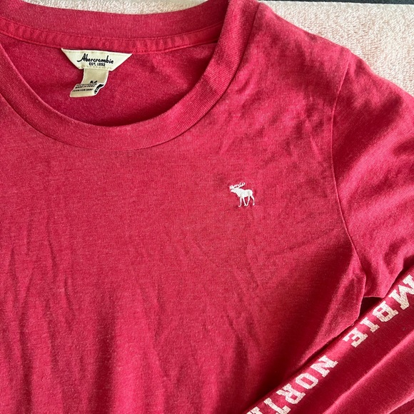 Vintage Abercrombie & Fitch Pink Crew Neck Tee - Picture 3 of 8
